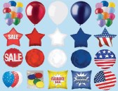 Mylar & Latex BALLOONS and Balloon weights